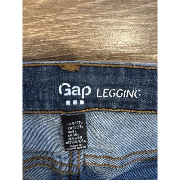 Gap Jeans Women's Size 4/27 Regular Fit Favorite Skinny Mid Rise Medium Wash - Picture 2 of 8